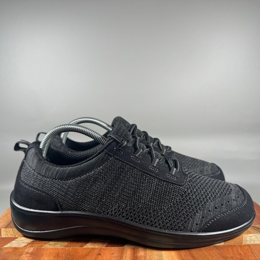 Orthofeet Coral Black Mesh Orthopedic Walking Sneakers Womens 10 B Medium